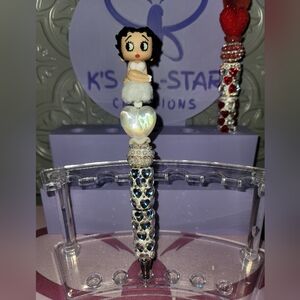 Betty Boop Figure Bling Pens-Choose your Color, priced individually